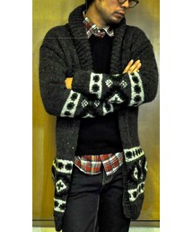 URBAN RESEARCH ID | ニットガウン　URBAN RESEARCH　×　IDEA(その他アウター)