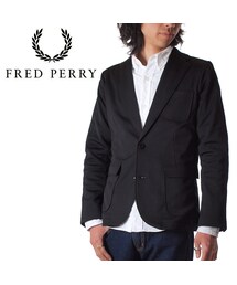 FRED PERRY | ジャージ素材　テーラードジャケット(テーラードジャケット)