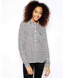 MONKI | Monki Stripe Print Shirt(シャツ/ブラウス)