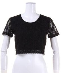 jouetie | レースショート丈T(Tシャツ/カットソー)