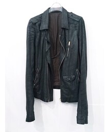 アール｜Rick Owensのライダースジャケットを使ったコーディネート - WEAR 