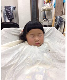 前髪メンテを怠らない娘さん | ヘアゴム