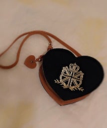 復古感學院愛心造型包 | ショルダーバッグ