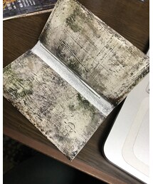 カガリユウスケ | 錆、苔風の塗装がしてあるタイプ。形状劣化が楽しみです(名刺入れ)