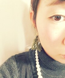 Handmade | タッセルピアス(ピアス（両耳用）)