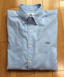 LACOSTE | ブルーBDシャツ(シャツ/ブラウス)
