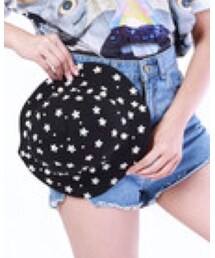 Manrimani | pearls flower bucket (ハット)