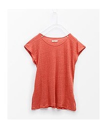 Samansa Mos2 | SM2 フレンチリネン天竺後ギャザーカットソー(Tシャツ/カットソー)