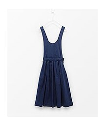 ehka sopo 綿ビエラエプロンワンピース
(スカート取り外し可)(ワンピース)