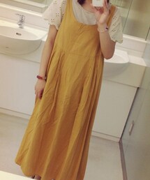 Samansa Mos2 | 綿麻ワンピース(ワンピース)