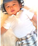 PETIT BATEAU(プチバトー)の「ママ＆ベビー(ロンパース)」