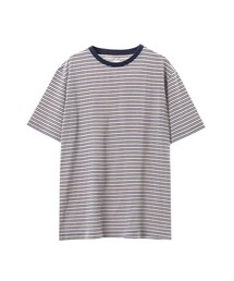 three dots | sanded multi border crew T(Tシャツ/カットソー)