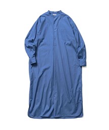 LENO | BAND COLLAR PULLOVER DRESS(シャツワンピース)