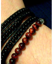 レッドタイガーアイ×水晶 | ブレスレット