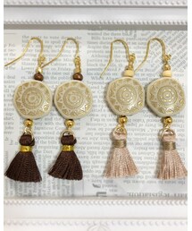 ハンドメイドピアス❤︎ | ピアス（両耳用）