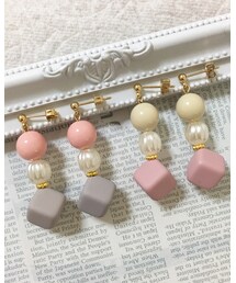 ハンドメイドピアス♡ | ピアス（両耳用）