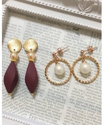 ハンドメイドピアス♡ | ピアス（両耳用）