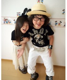 HYSTERIC MINI | いつもはクールに決めてますが、本当はこんな子です(((*≧艸≦)ﾌﾟﾌﾟｯ(サングラス)