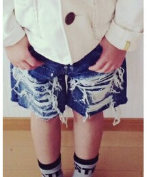 DENIM DUNGAREE | デニムパンツ
