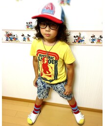 キャップのツバを前に被ってみたよ😜 | その他