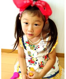 お客様に出すパンケーキを試食中らしいﾔﾀﾞ o((>□□<))o ﾔﾀﾞ | 幼稚園行きたくないと朝からギャン泣きで目がパンパン(その他)