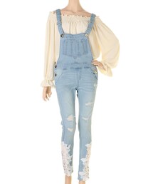 DaTuRA | レーシーサロペット(サロペット/オーバーオール)