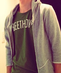 LUCY | 七分パーカー(パーカー)