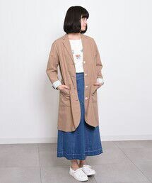 POU DOU DOU | 40/-ダンプシャツコート(トレンチコート)