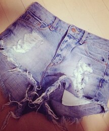 H&M | デニムショーパン(デニムパンツ)