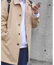 GU | ステンカラーコート