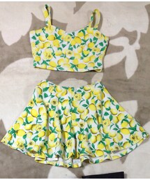レモン柄 セットアップ(キャミソール)