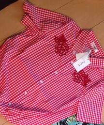 EVRISギンガムチェックシャツ(シャツ/ブラウス)