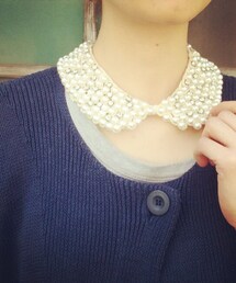 pomponneつけ襟♡(ネックレス)