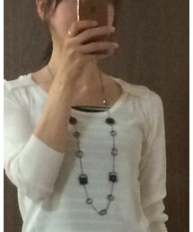 MK MICHEL KLEIN | 唯一持ってる 長〜い ネックレス^ ^ 珍しく一目惚れで、、、3年前に購入✨  でも めったに使わない… 大事に保管✨ な感じ w(ネックレス)