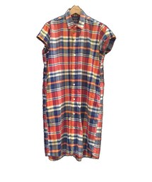 GYMPHLEX | ジムフレックス チェックシャツワンピース(ワンピース)