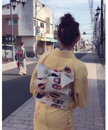 帯を可愛く結んでくれたよ💕 | その他