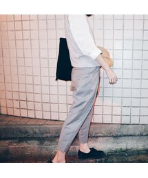 iohll | 灰色西裝褲(スラックス)