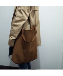 極簡絨面手提斜背包(ショルダーバッグ)