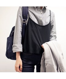 無印良品 | 有機棉藍染直紋襯衫(シャツ/ブラウス)