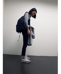 無印良品 | 有機棉混丹寧超彈力緊身八分褲(デニムパンツ)