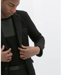ZARA MAN | ZARA MAN Mesh Jacket(テーラードジャケット)