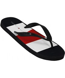 TOMMY HILFIGER | Tommy Hilfiger Alan Flip Flops Midnight Blue and White(ビーチサンダル)