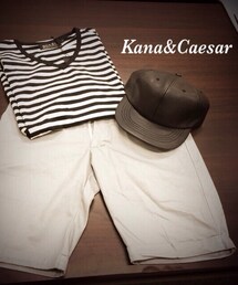 Kana&Caesar | 皮革帽子(キャップ)