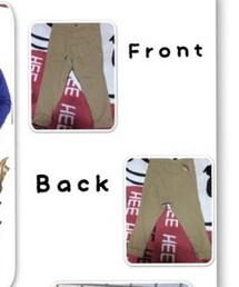 mercibeaucoup, | サルエルパンツで前後逆のデザインです( ¨̮ )(チノパンツ)