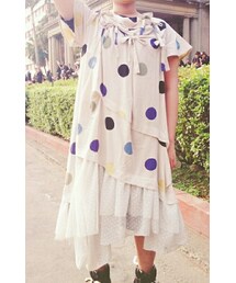 moi non plus | dot dress(ワンピース)