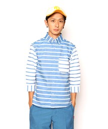 DOARAT | BORDER OX 3/4 B.D SHIRT(シャツ/ブラウス)