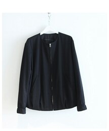 my beautiful landlet | ノーカラーブルゾン(ブルゾン)