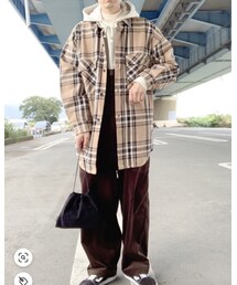 パーカー×オバオル×チェックCPOのニコルさん✨ | その他