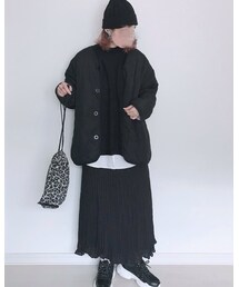 スカート腰で穿いた時のスケバン風ver. | ちょい悪っぽくアンニュイ感が出て良き💖(その他)