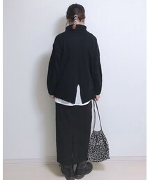 後ろはスリット入ってるのん♡ | ニット/セーター